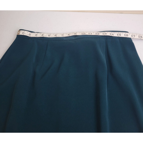 NWT Nancy Michaels Embroidered Green 2-Piece Career Work Shirt & Skirt Size 14.5 - Picture 5 of 16